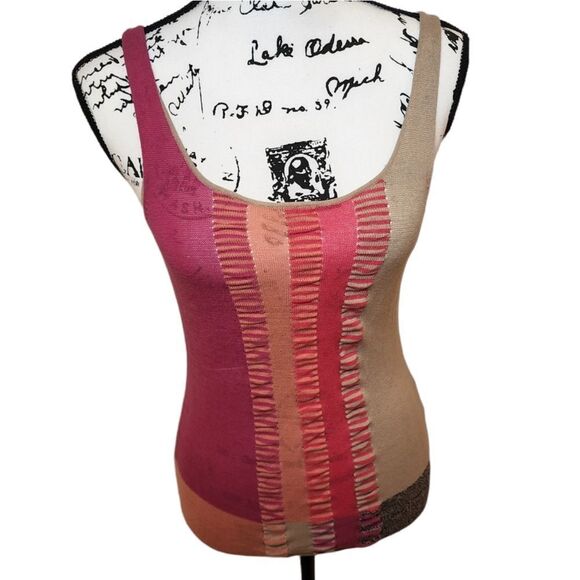 Nic & Zoe sleeveless knit tank top women's small - Picture 4 of 8